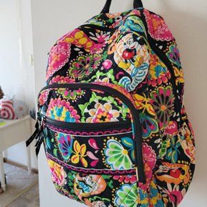 Vera Bradley Mickey Midnight with Mickey Campus Backpack